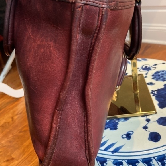 1970s Coach NYC Bonnie Cashin Watermelon Kisslock Satchel - Picture 4 of 12